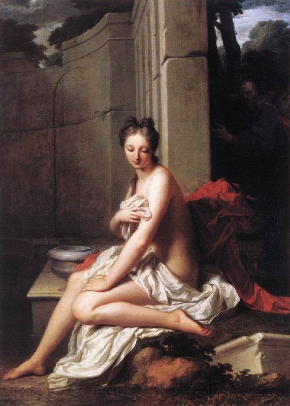 Jean-Baptiste Santerre Susanna at the Bath Norge oil painting art